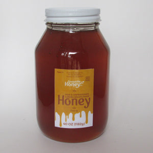 Wildflower-light, fruity taste; 40 oz. Jar - Local Greenville, SC Honey