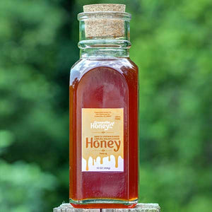 Wildflower-light, fruity taste 16 oz. Muth Jar - Local Greenville, SC Honey