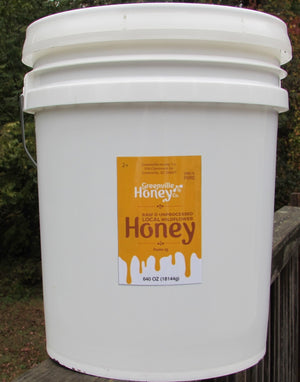 Wildflower-light, fruity taste; 5 gallon pail wild flower honey (local)